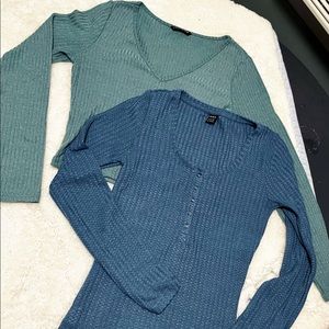 SHEIN Women’s long sleeve tops bundle, size medium